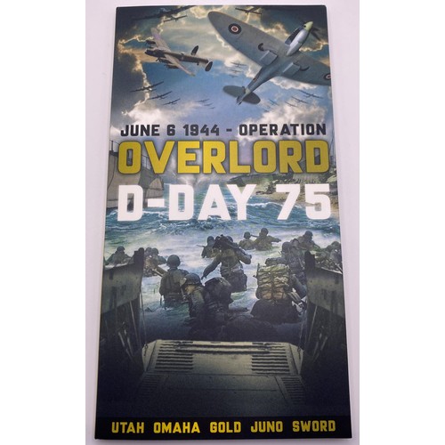 190 - A limited edition set of eight 50p pieces, June 6 1944 - Operation Overlord D-Day 75