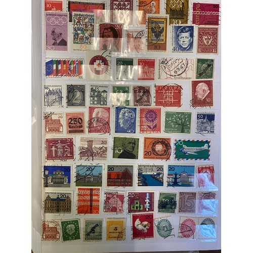 245 - A large group of German stamps, including East Germany, in numerous albums (box)