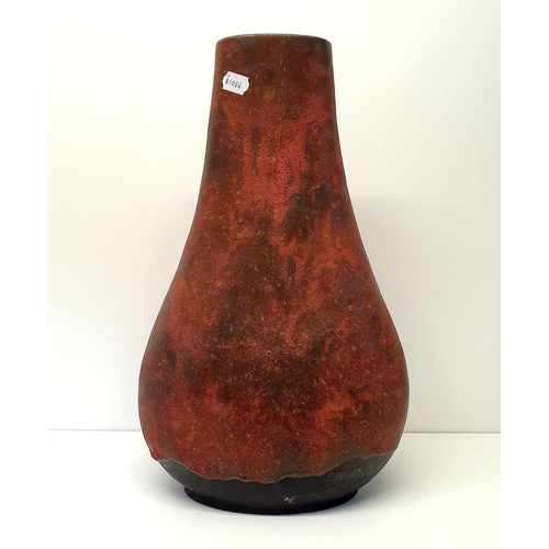 589 - A West German pottery vase, 51.5 cm high