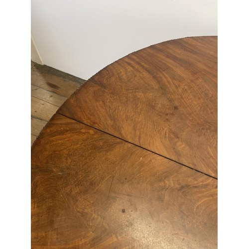 769 - A 19th century mahogany breakfast table, 137 cm wide