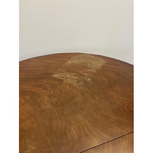 769 - A 19th century mahogany breakfast table, 137 cm wide