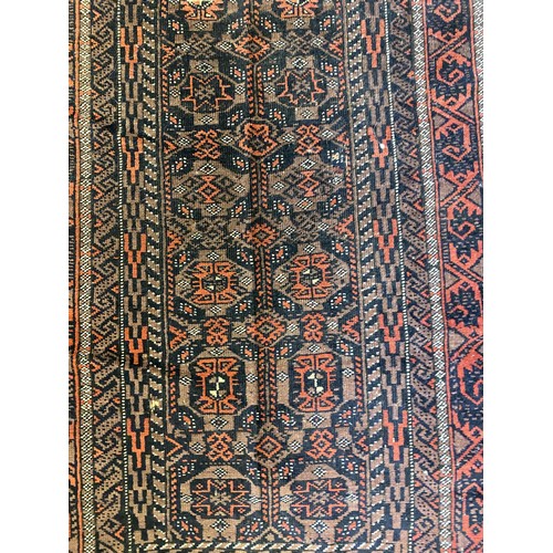 839 - A Persian red ground rug, 157 x 96 cm