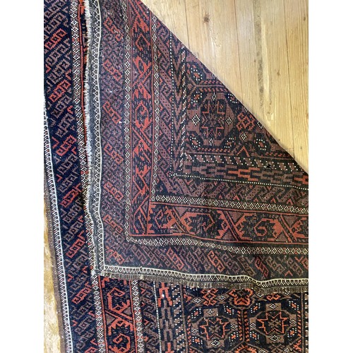 839 - A Persian red ground rug, 157 x 96 cm