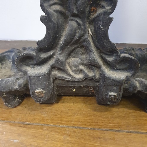 771 - A cast iron stick stand, 64 cm high