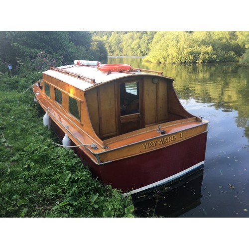 1 - 1955 Andrews Thames Day Launch 'Wayward II'
One of just 22 launches built by Andrews
Wayward II one ... 