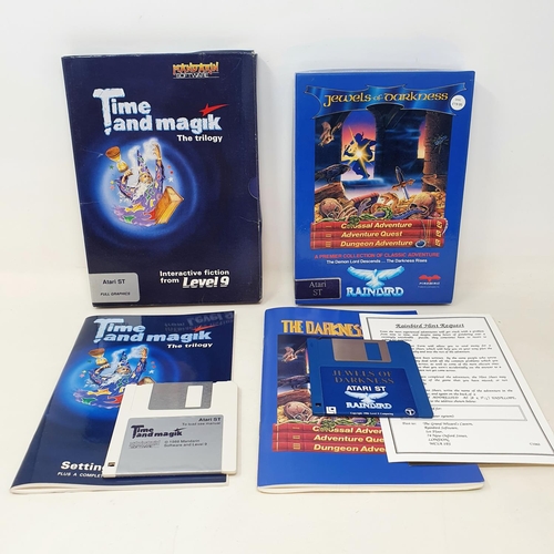 7 - A vintage Atari ST Time and Magik, The Trilogy, Interactive Fiction from Level 9, computer game, and... 