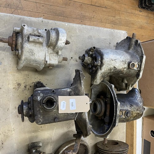 169 - A gearbox and three other parts (4) 
Provenance: Removed from a private garage/workshop
in Oxfordshi... 