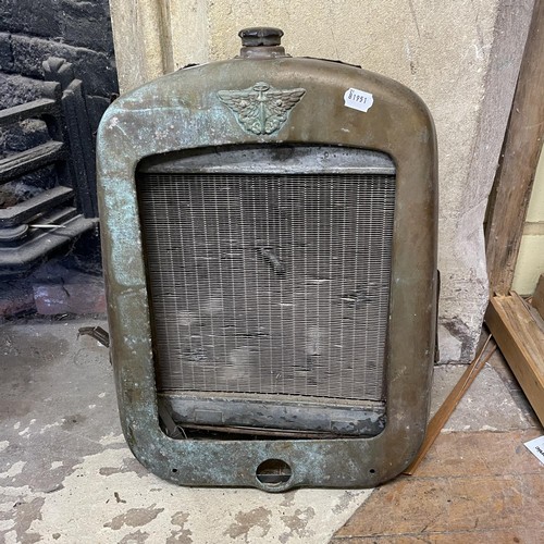 170 - An Austin radiator surround and radiator  
Provenance: Removed from a private garage/workshop 
in Ox... 