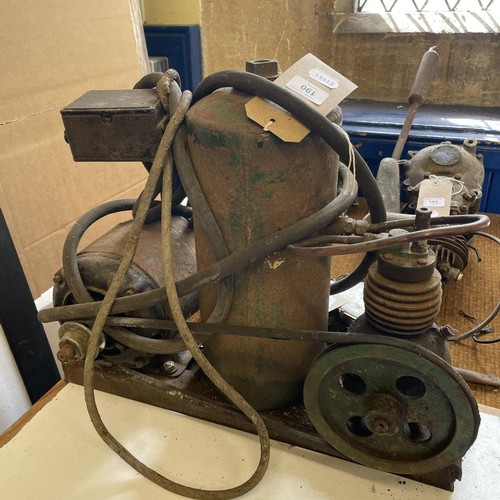 190 - An Aerograph compressor  
Provenance: Removed from a private garage/workshop 
in Oxfordshire