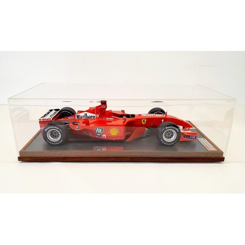 87 - An Amalgam 1:8 scale model of Michael Schumacher's F2001 Ferrari, Chassis 211, Monaco GP Winner, lim... 