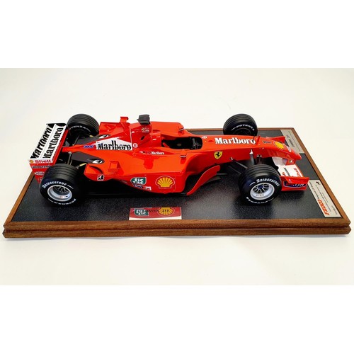 87 - An Amalgam 1:8 scale model of Michael Schumacher's F2001 Ferrari, Chassis 211, Monaco GP Winner, lim... 