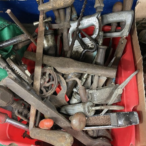 209 - A large blow torch, other assorted tools and items (qty)  Provenance: Removed from a private garage/... 