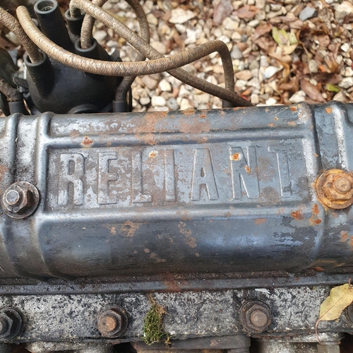 222 - Two Reliant engines (2) 
Provenance: Removed from a private garage/workshop in Oxfordshire