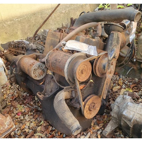 242 - An engine and gearbox, probably Austin 7  
Provenance: Removed from a private garage/workshop in Oxf... 