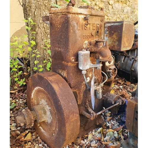 246 - A Lister stationary engine  
Provenance: Removed from a private garage/workshop in Oxfordshire