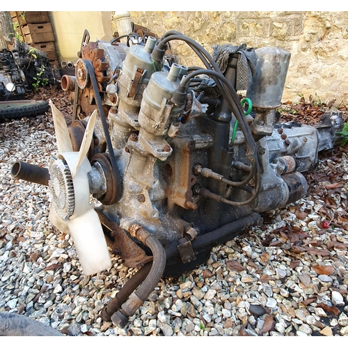 253 - A Wankle engine and gearbox  
Provenance: Removed from a private garage/workshop in Oxfordshire