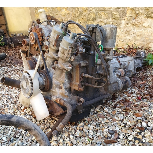 253 - A Wankle engine and gearbox  
Provenance: Removed from a private garage/workshop in Oxfordshire