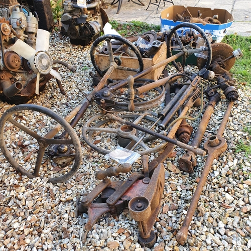 254 - Assorted car parts, including Austin 7 (qty)  Provenance: Removed from a private garage/workshop in ... 