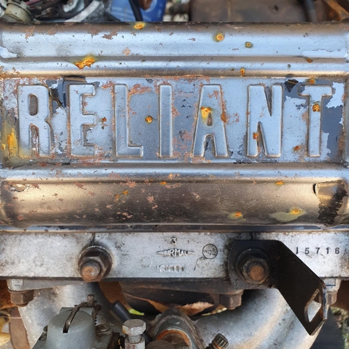 255 - A Reliant engine  
Provenance: Removed from a private garage/workshop in Oxfordshire