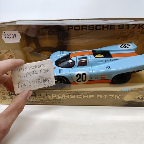 91 - An Autoart Porsche 917K (Steve McQueen) 1:18 scale model, boxed