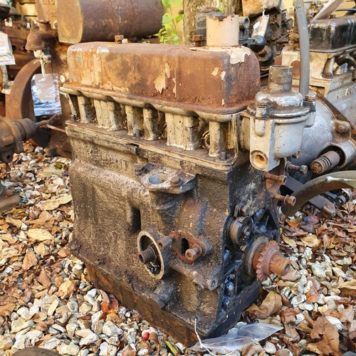 220 - An engine  
Provenance: Removed from a private garage/workshop in Oxfordshire