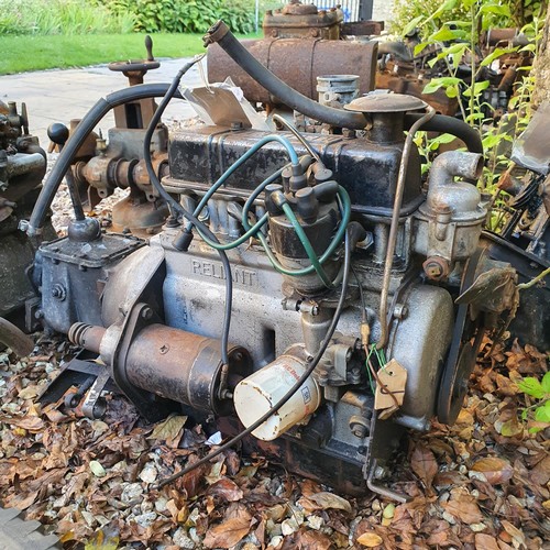 249 - A Reliant engine and gearbox  
Provenance: Removed from a private garage/workshop in Oxfordshire