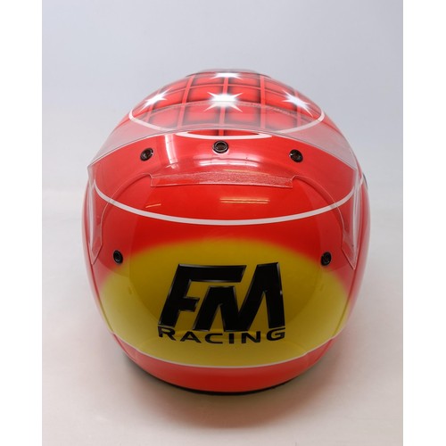 103 - A Schuberth FM Racing Helmet, in Michael Schumacher livery