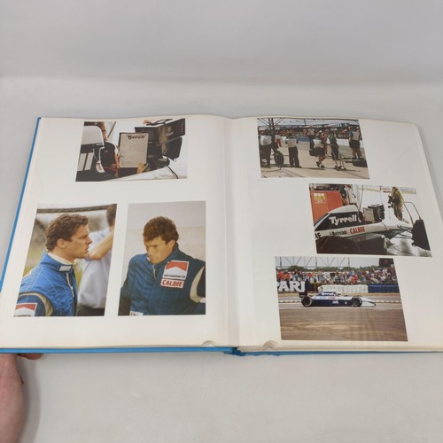 112 - A 1992 British Grand Prix poster, and a photograph album of original photographs taken at the Grand ... 