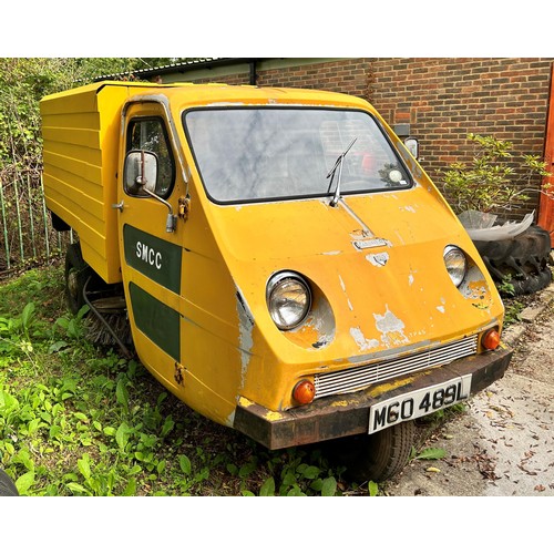 102 - 1973 Reliant TW9 Melford roadsweeper
Being sold without reserve
Registration number MGO 489L
Yellow
...