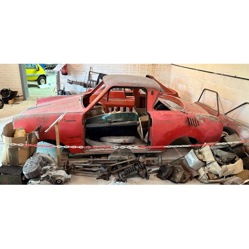 104 - 1959 Glas Goggomobil Mayfair
Being sold without reserve
Registration number 5498 EV
Red
Dismantled f... 