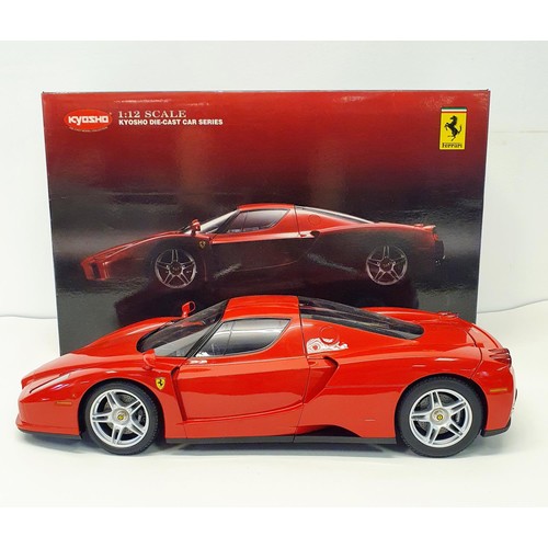 90 - A Kyosho 1:12 scale model of a Ferrari Enzo, boxed