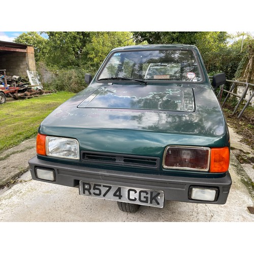 101 - 1998 Reliant Robin LX
Being sold without reserve
Registration number R574 CGK
Metallic green
Note: T... 