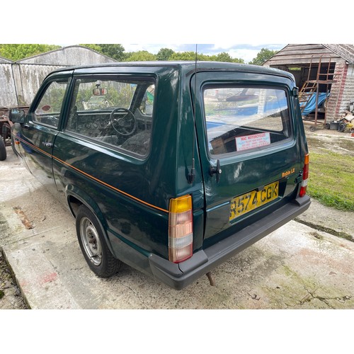 101 - 1998 Reliant Robin LX
Being sold without reserve
Registration number R574 CGK
Metallic green
Note: T... 