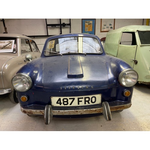 107 - 1959 Opperman Stirling
Registration number 487 FRO
Blue
Left hand drive
Only two Opperman Stirling c... 