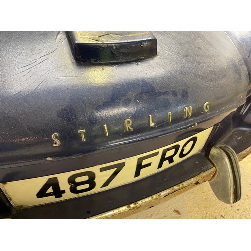 107 - 1959 Opperman Stirling
Registration number 487 FRO
Blue
Left hand drive
Only two Opperman Stirling c... 