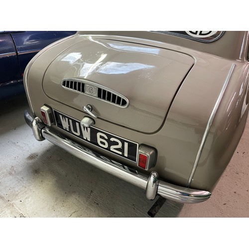 108 - 1957 Glas Goggomobil Regent
Registration number WUW 621
Beige
An early model with sliding windows
Fu... 