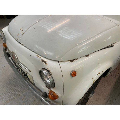 110 - 1972 Fiat 500
Registration number NAN 171K
White, with a sun roof
It was offered to the Eltham Scout... 