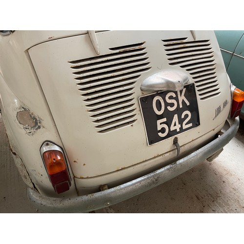 111 - 1961 Fiat Multipla
Being sold without reserve
Registration number OSK 542
Rare right hand drive
Blue... 