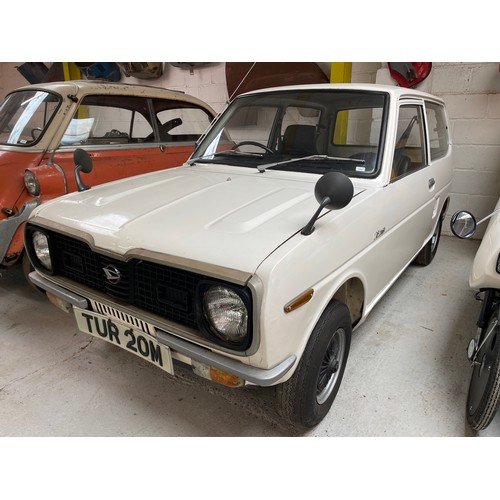 116 - 1972 Daihatsu 360
Being sold without reserve
Registration number TUR 20M
White, 396cc engine
Origina... 