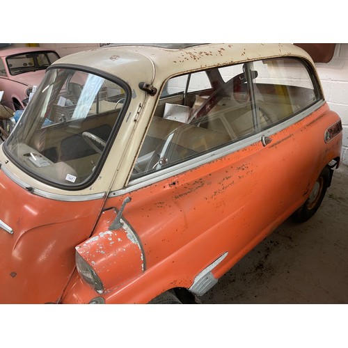 117 - 1958 BMW 600
Being sold without reserve
Unregistered
Cream over orange
Left hand drive
Privately imp... 