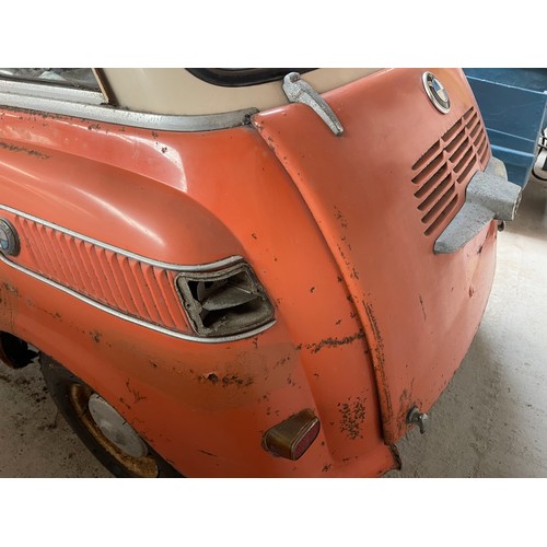 117 - 1958 BMW 600
Being sold without reserve
Unregistered
Cream over orange
Left hand drive
Privately imp... 