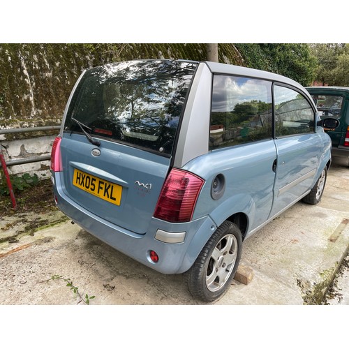 100 - 2005 Microcar MCI
Being sold without reserve
Registration number HX05 FKL
Blue
Alloy wheels
Note: Th... 