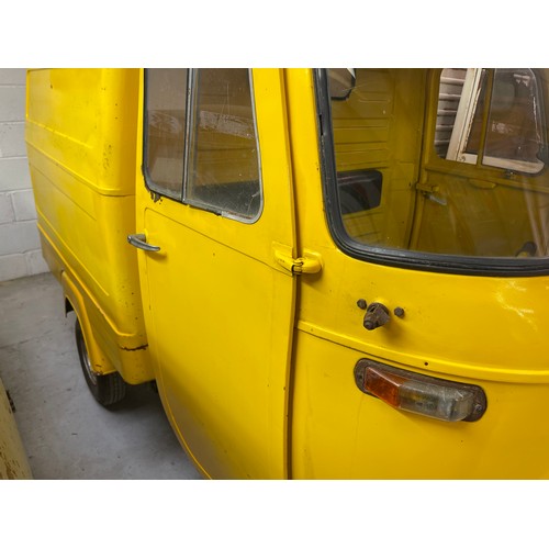 124 - 1972 Vespa Van
Being sold without reserve
Registration number BNL 827K
Yellow
This was used for a nu... 