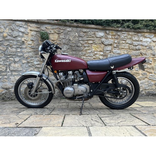 1977 Kawasaki Z650 Frame number KZ 650B00035 Engine number