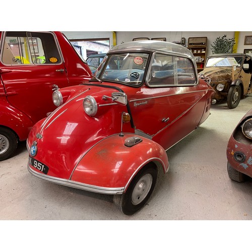 139 - 1960 Messerschmitt KR200
Registration number VTK 951
Red
This KR200 is in original condition, having...