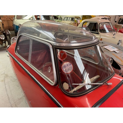 139 - 1960 Messerschmitt KR200
Registration number VTK 951
Red
This KR200 is in original condition, having...