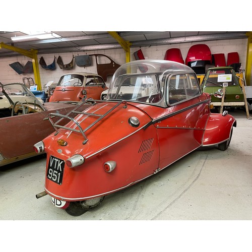 139 - 1960 Messerschmitt KR200
Registration number VTK 951
Red
This KR200 is in original condition, having...