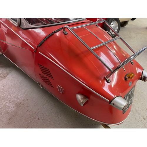 139 - 1960 Messerschmitt KR200
Registration number VTK 951
Red
This KR200 is in original condition, having...