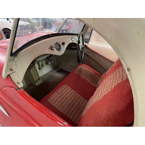 142 - 1954 Allard Clipper
Registration number 906 CMT
Cream over red
Designed by David Gottlieb, the Allar... 