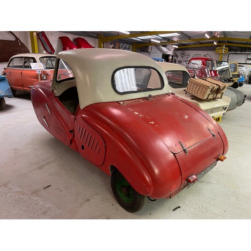 142 - 1954 Allard Clipper
Registration number 906 CMT
Cream over red
Designed by David Gottlieb, the Allar... 